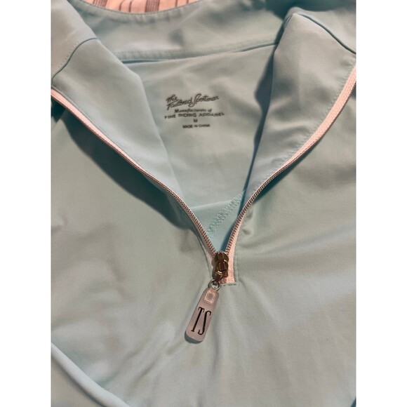 The Tailored Sportsman Icefil Long Sleeve 1/4 Zip Mesh Cutout Pullover Women’s M - Picture 8 of 10
